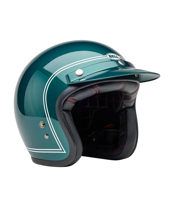 Casco Bell Jet Custom 500 - Steve McQueen Riverside Metallic Green