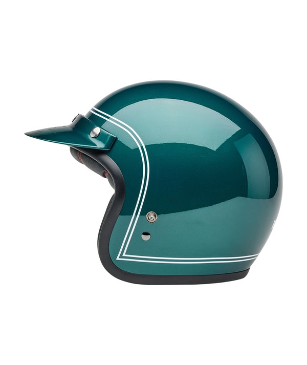 Casco Bell Jet Custom 500 - Steve McQueen Riverside Metallic Green