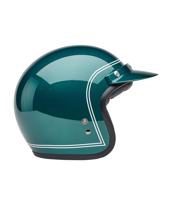 Casco Bell Jet Custom 500 - Steve McQueen Riverside Metallic Green