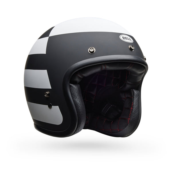 Casco Bell Jet Custom 500 - Parlor Matte Black/White