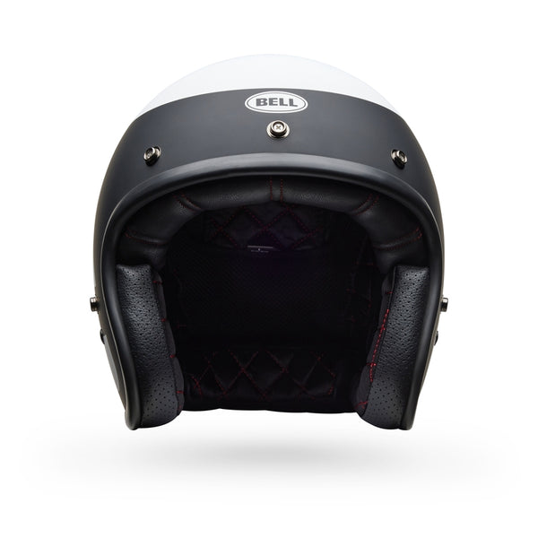 Casco Bell Jet Custom 500 - Parlor Matte Black/White