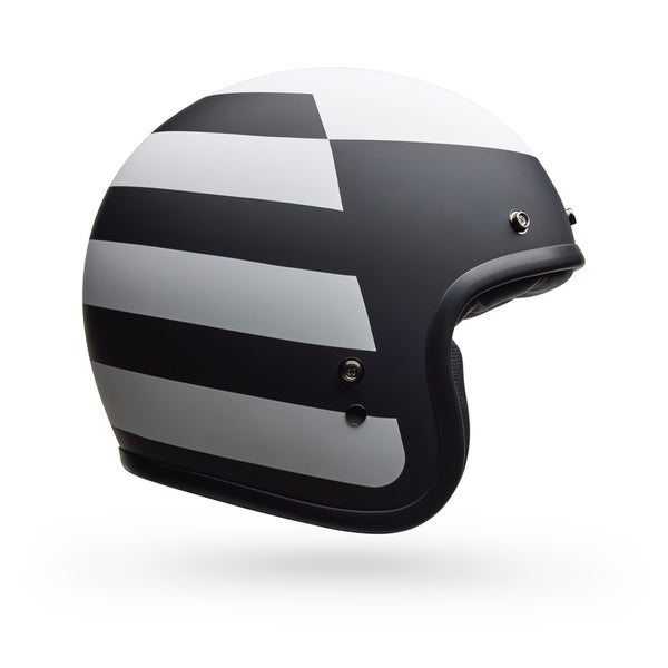 Casco Bell Jet Custom 500 - Parlor Matte Black/White