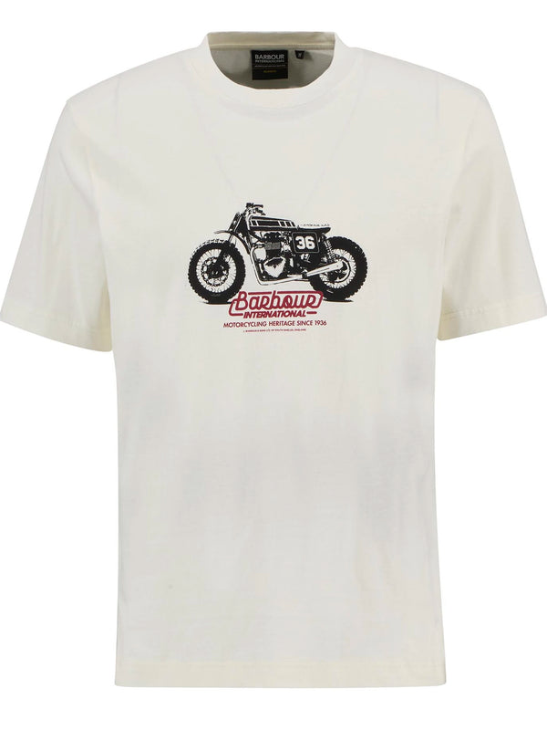Camiseta Barbour Int. Cruise Graphic Whisper White