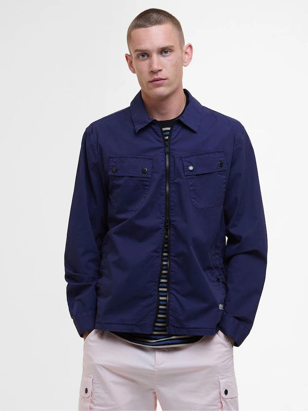 Chaqueta Barbour Int. Hayden Overshirt Midnight Blue