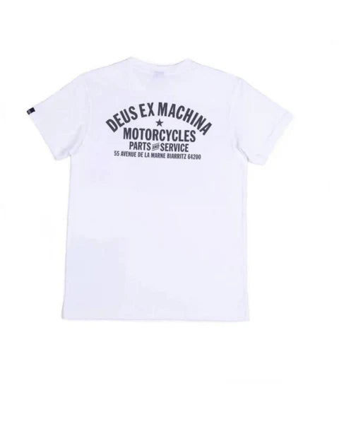 Camiseta Deus Ex Machina Biarritz Address White