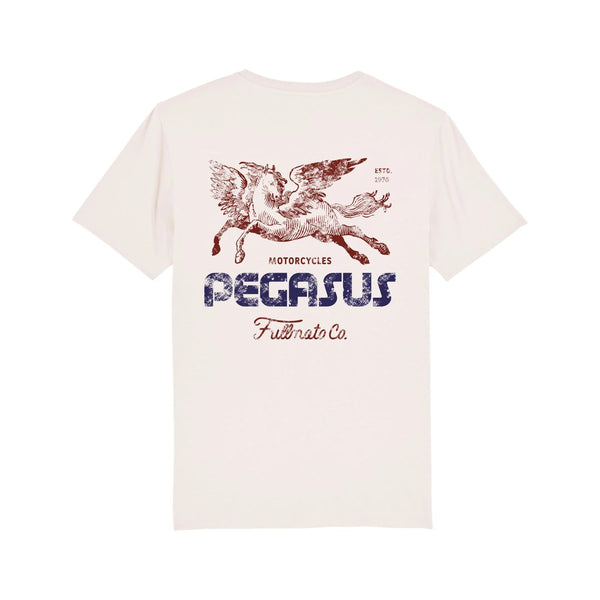 Camiseta Full Moto Co Pegasus Worn Out White
