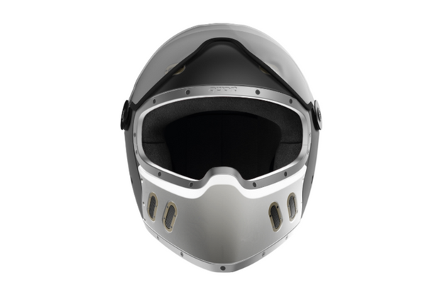 Casco Integral Qwart Phoenix 2Tone Matte Titanium + Matte Silver Grey