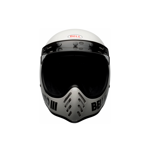 Casco Integral Mx Bell Moto-3 Classic Blanco