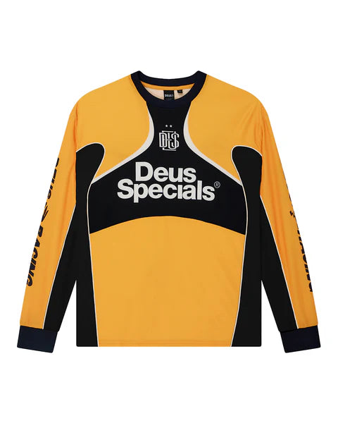 Camiseta Deus Ex Machina Spectacle Moto Jersey Gold
