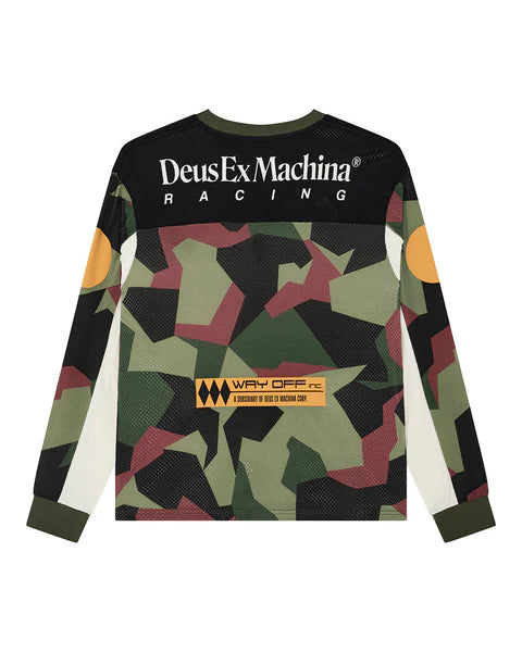 Camiseta Deus Ex Machina Colt Ryder Moto Jersey Camo