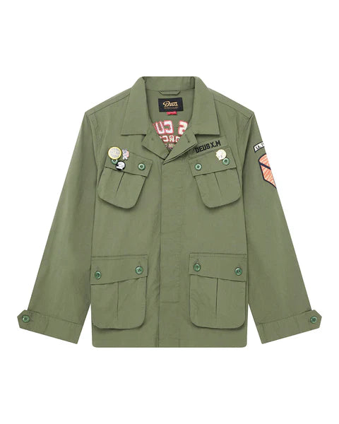 Chaqueta Deus Ex Machina Power Overshirt Pine Green