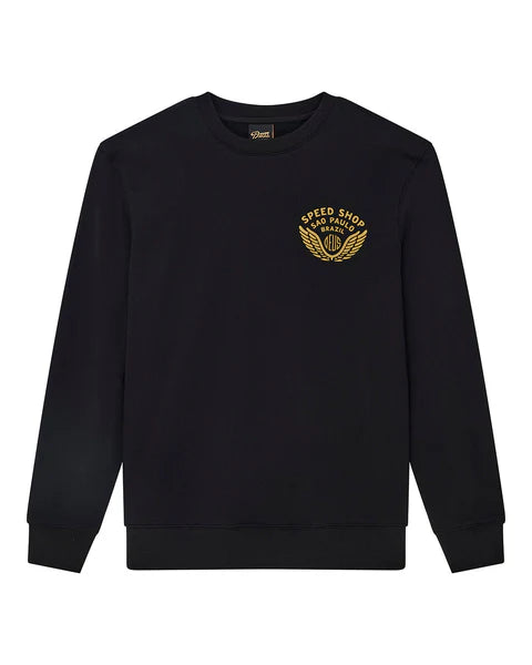 Sudadera Deus Ex Machina Munificence Crew Black