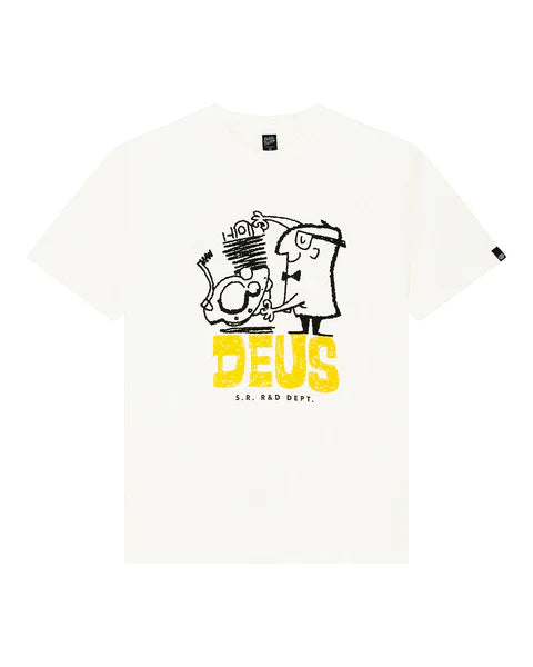 Camiseta Deus Ex Machina Erasarolgy Pristine White