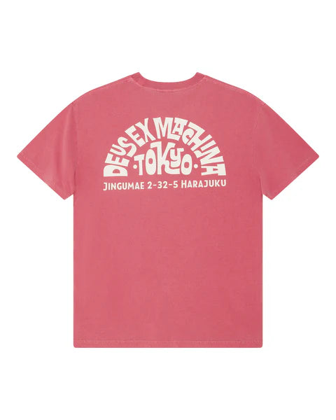 Camiseta Deus Ex Machina Tokyo Adress Melon Red