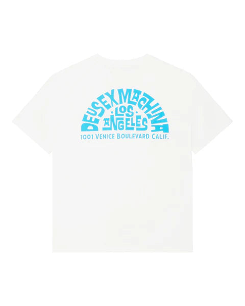 Camiseta Deus Ex Machina Los Angeles Adress Vintage White