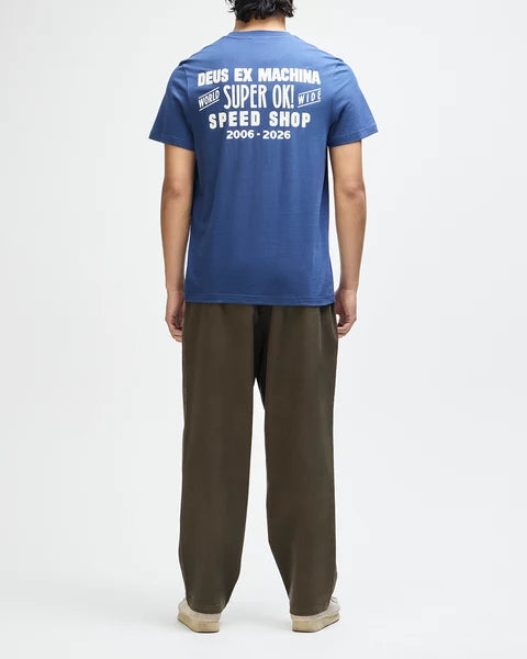 Camiseta Deus Ex Machina Mudflap Mechanic Blue