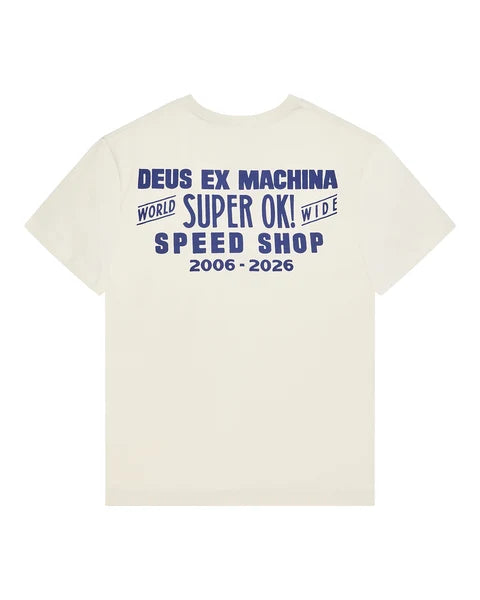 Camiseta Deus Ex Machina Mudflap Vintage White