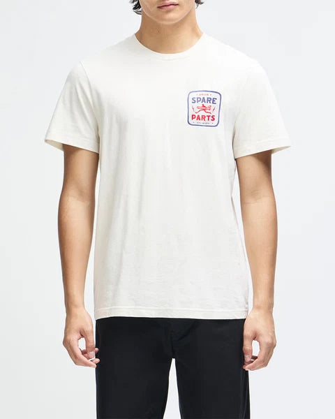 Camiseta Deus Ex Machina Mudflap Vintage White