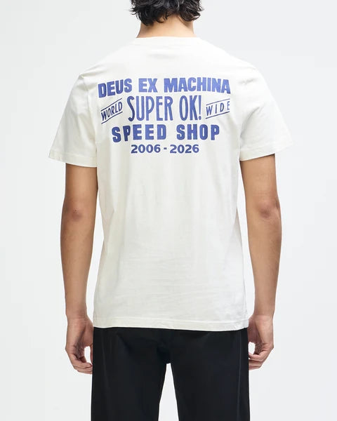 Camiseta Deus Ex Machina Mudflap Vintage White