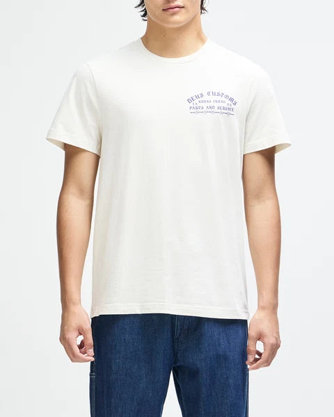 Camiseta Deus Ex Machina Unchained Vintage White