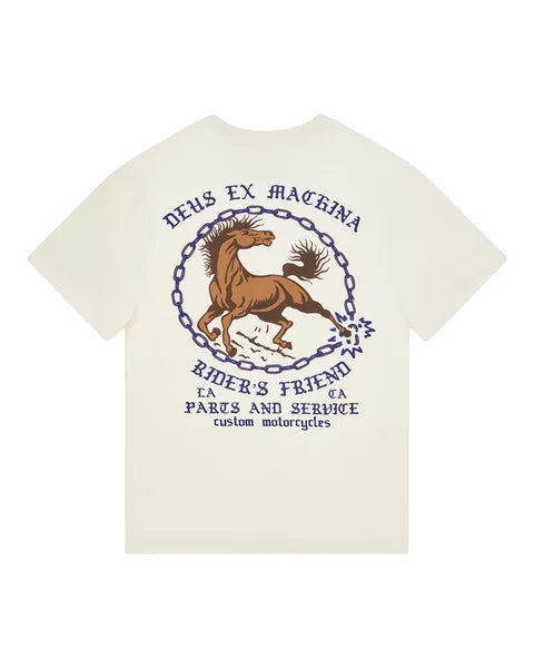 Camiseta Deus Ex Machina Unchained Vintage White