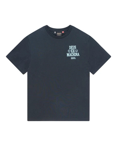 Camiseta Deus Ex Machina Unchained Seoul Ceramic Black