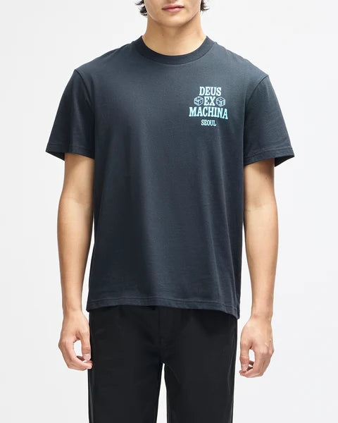 Camiseta Deus Ex Machina Unchained Seoul Ceramic Black