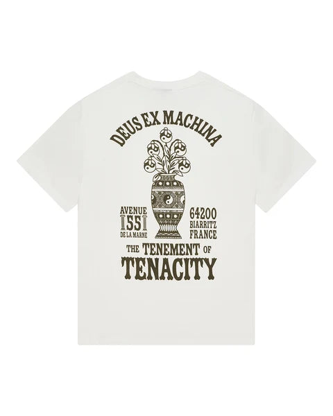 Camiseta Deus Ex Machina Biarritz Ceramic Vintage White