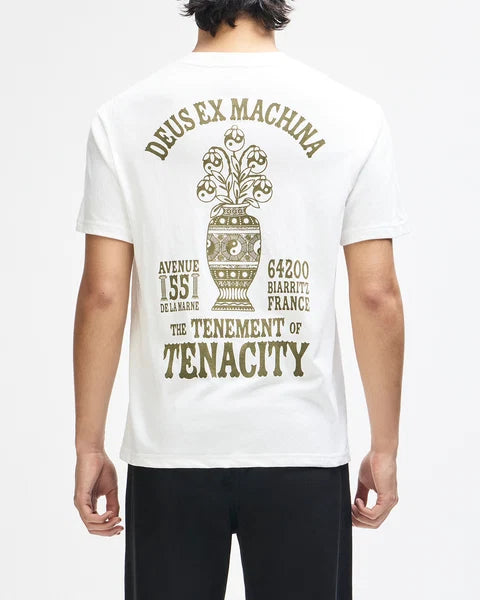 Camiseta Deus Ex Machina Biarritz Ceramic Vintage White