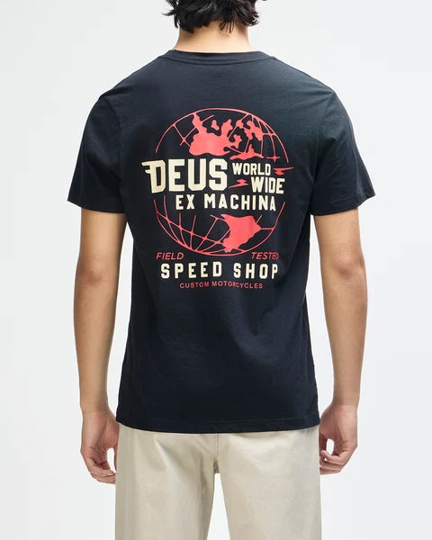 Camiseta Deus Ex Machina Global Spark Black