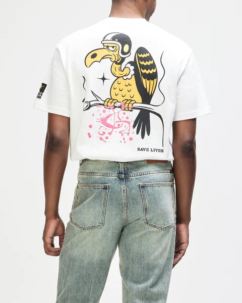 Camiseta Deus Ex Machina Turpentine Overzise Vintage White