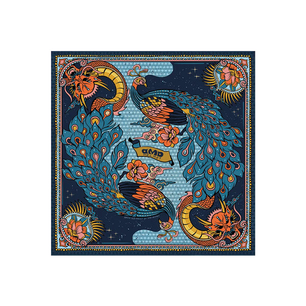 Bandana Dmd  Square Peacock