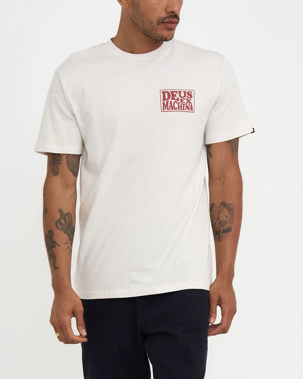 Camiseta Deus Ex Machina County  Vintage White