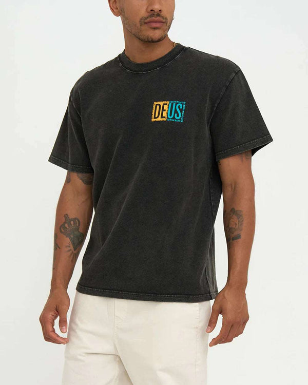 Camiseta Deus Ex Machina Lineup Anthracite