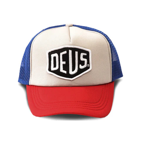 Gorra Deus Ex Machina Baylands Trucker Blue/Red