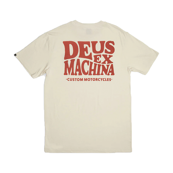 Camiseta Deus Ex Machina County  Vintage White