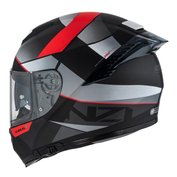 Casco NZI Eurus 4 Stream Duo Vanguard Black-Antracite-Red