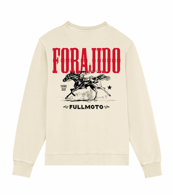 Sudadera Full Moto Forajido White