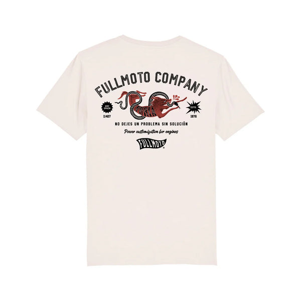 Camiseta Full Moto Co Furia V. White