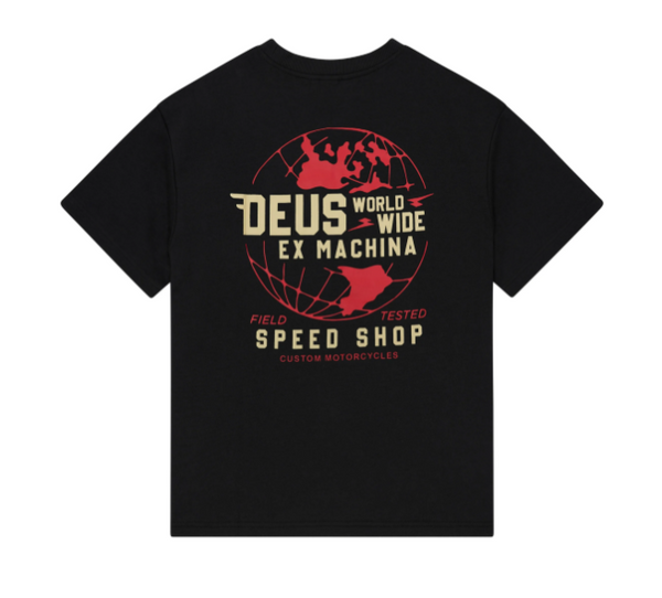 Camiseta Deus Ex Machina Global Spark Black
