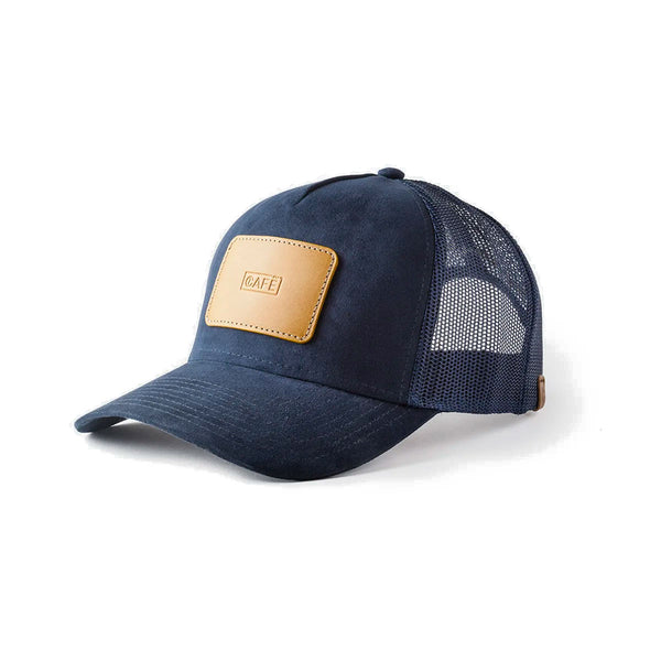 Gorra Cafe Leather Suede Spicy Mustard
