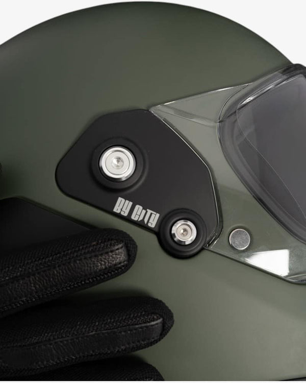 Casco By City Rider Green Matt