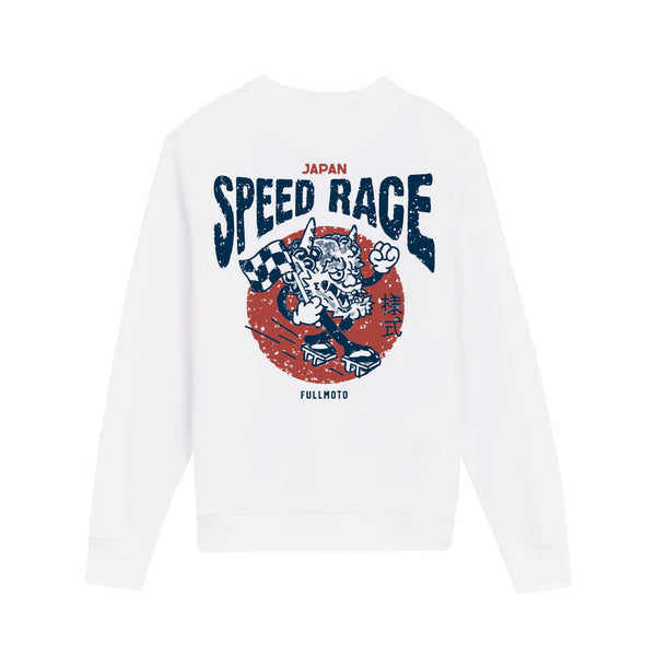 Sudadera Full Moto Japan Speed Race V. White