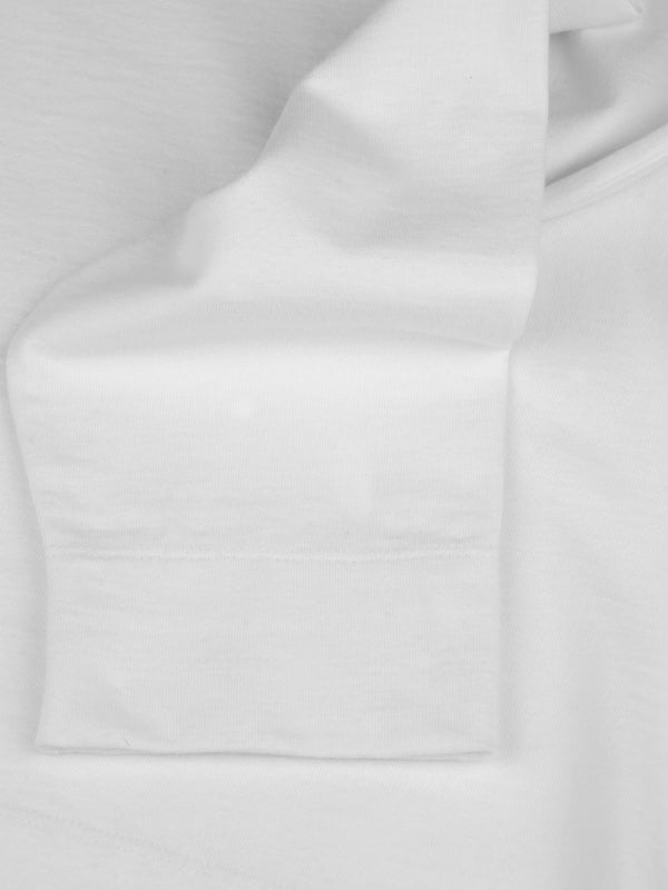 El Solitario Way of Life White Double Knit Jersey