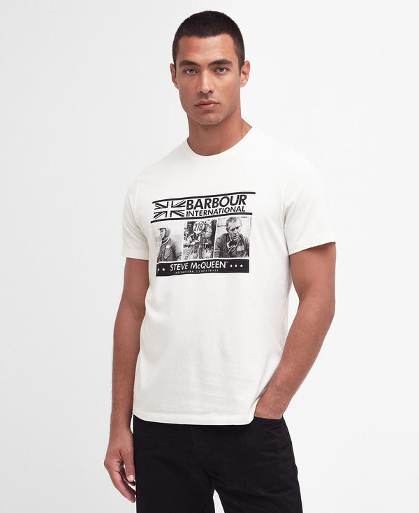 Camiseta Barbour Int. Charge White