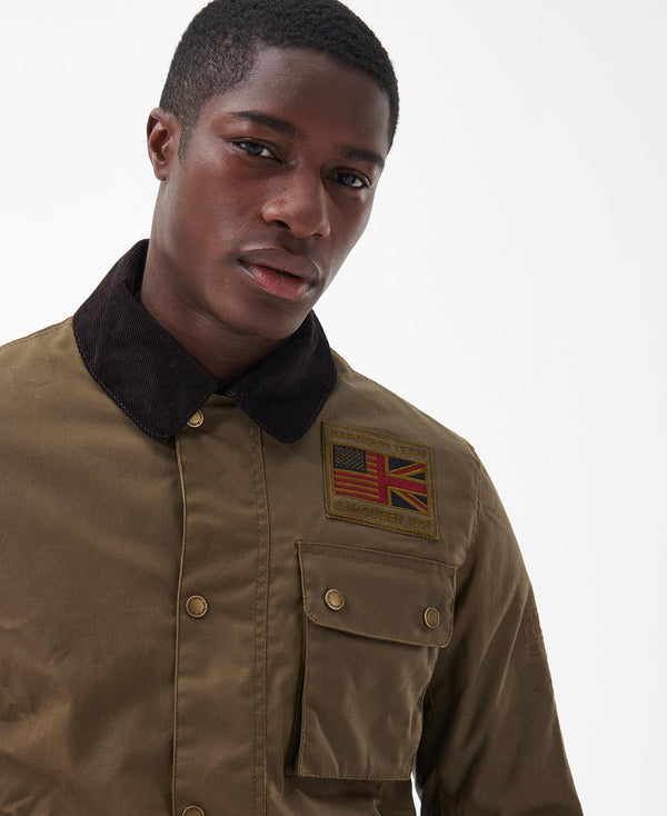 Chaqueta Barbour Int. Worker Wax Sand