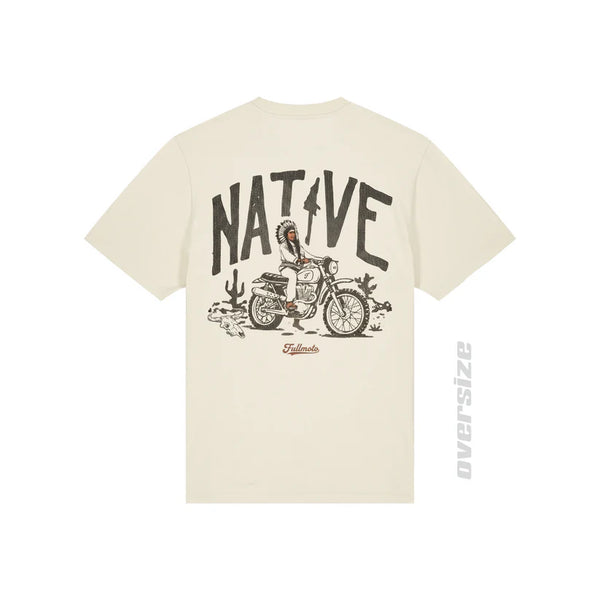 Camiseta Full Moto Native Butter Oversize