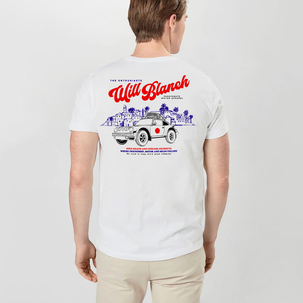 Camiseta Willblanch Porsche Safari White