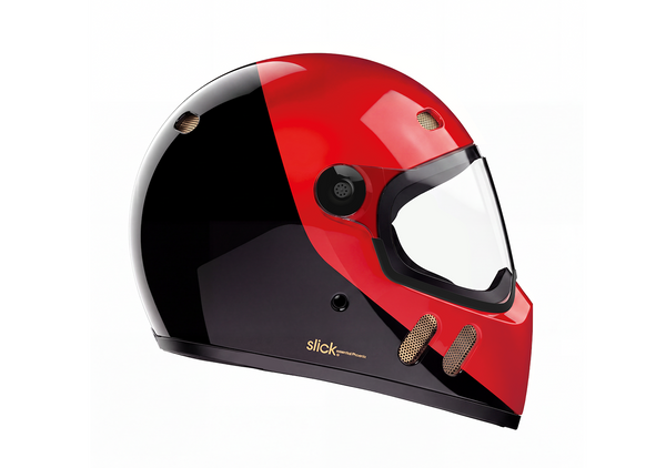 Casco Integral Qwart SLICK | 2Tone Black-Fire