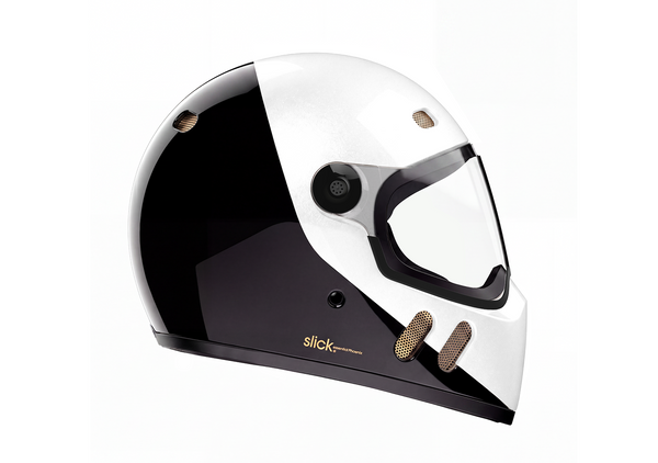Casco Integral Qwart SLICK | 2Tone Black-pearl
